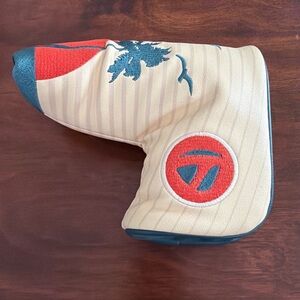 Taylormade Cream and Teal Golf Putter Cover